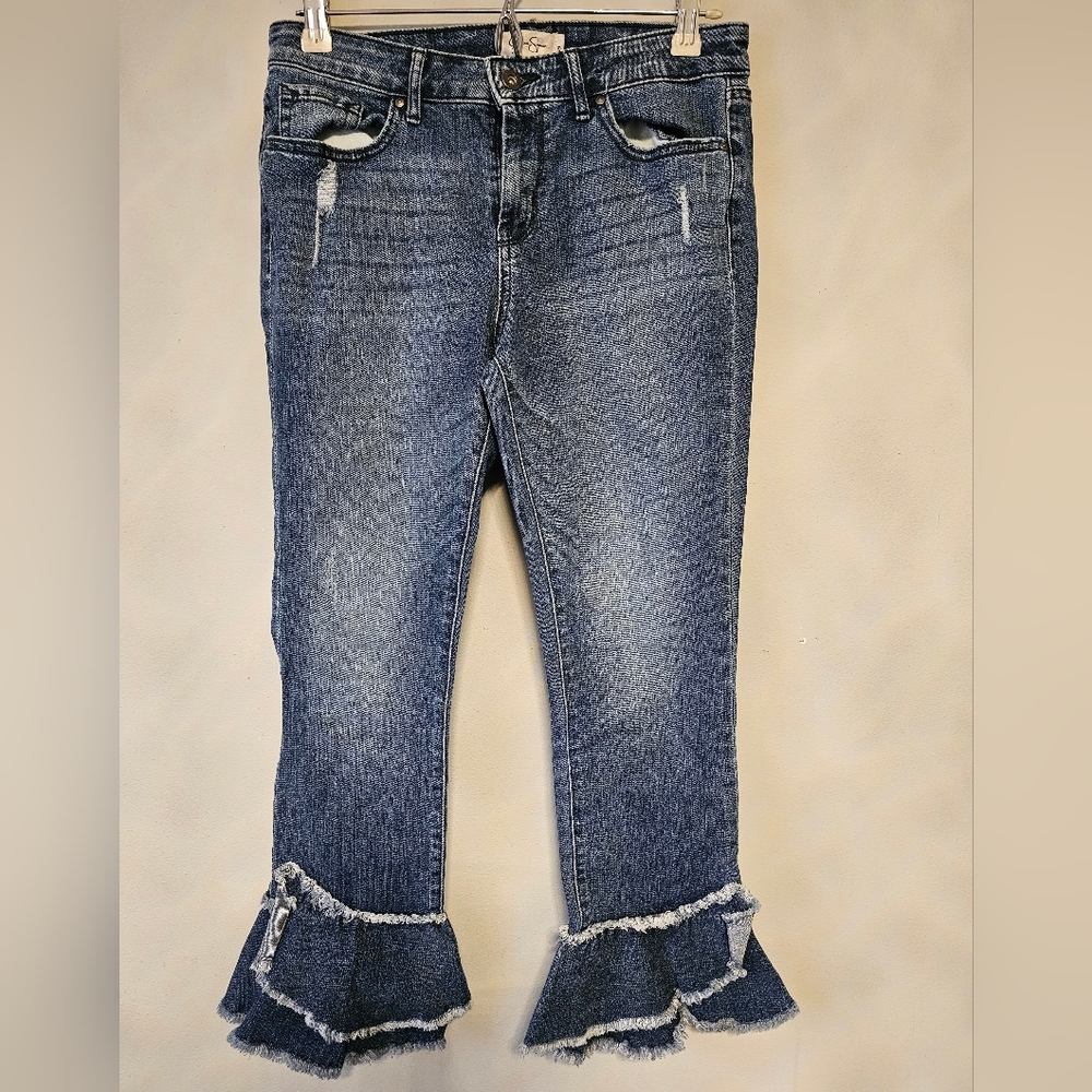 Jessica Simpson Forever Ruffle Hem Jeans